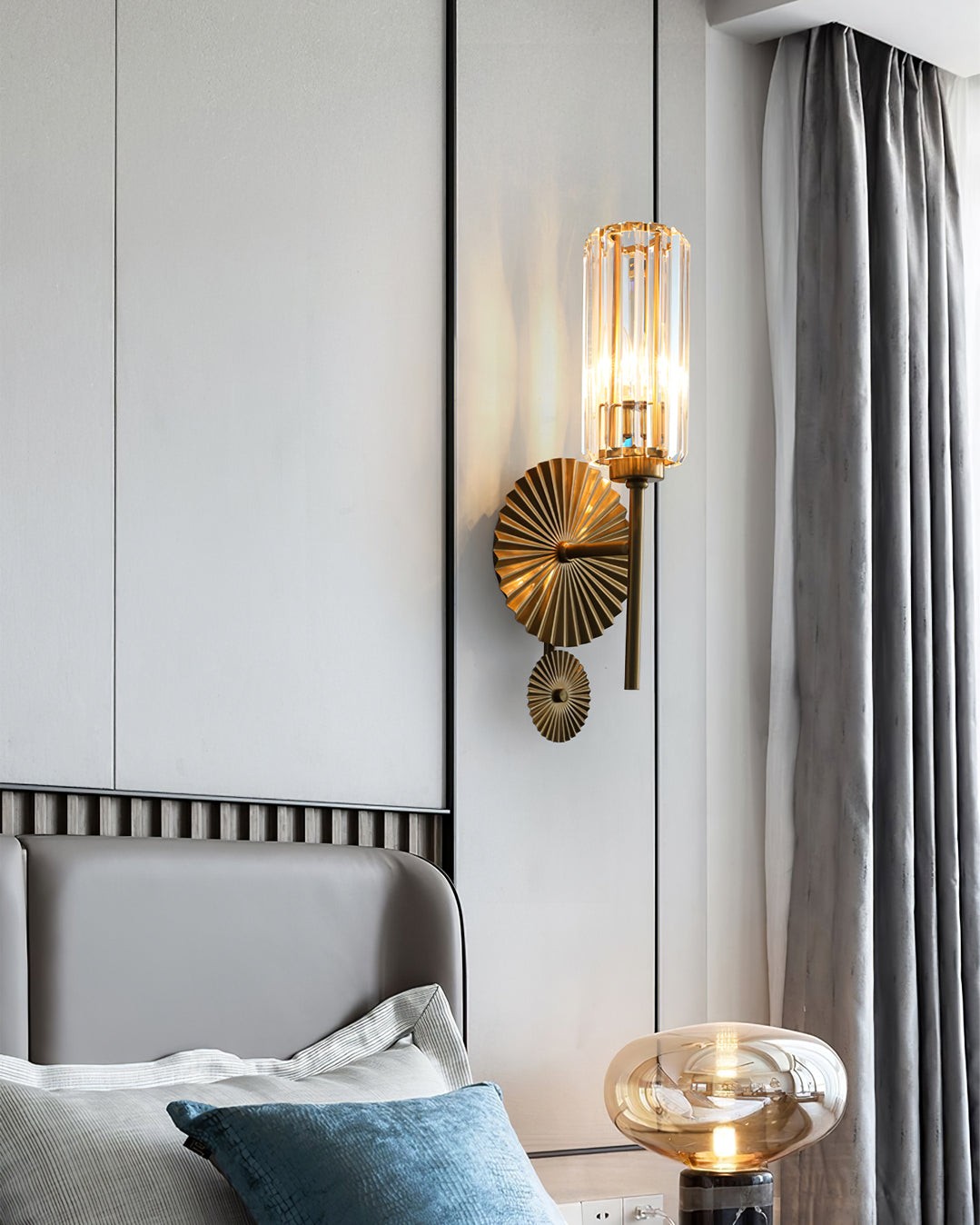 Nordic Light Luxe Kristallen Wandlamp HL505