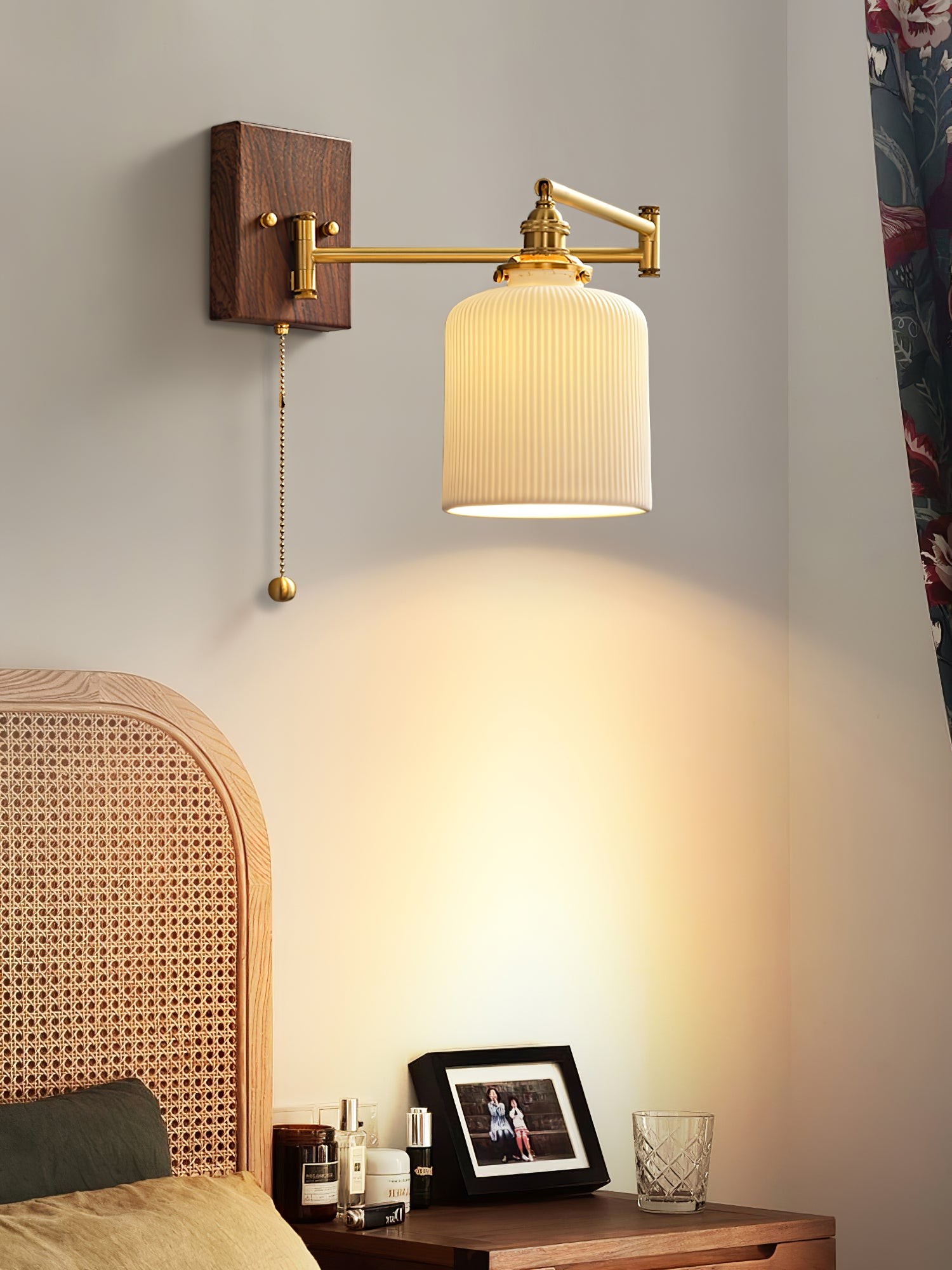 Keramische geometrie wandlamp HL499