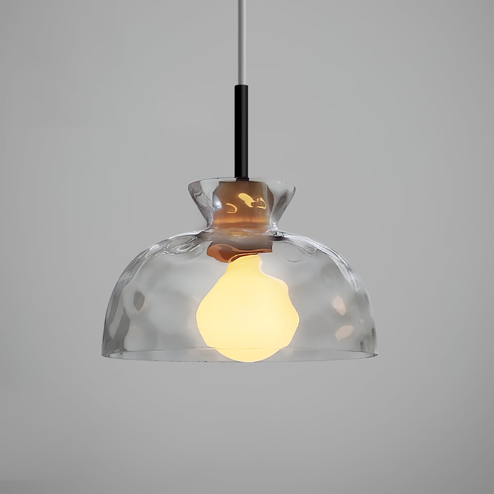 Moderne Water Ripple Transparante Glazen Hanglamp HL798