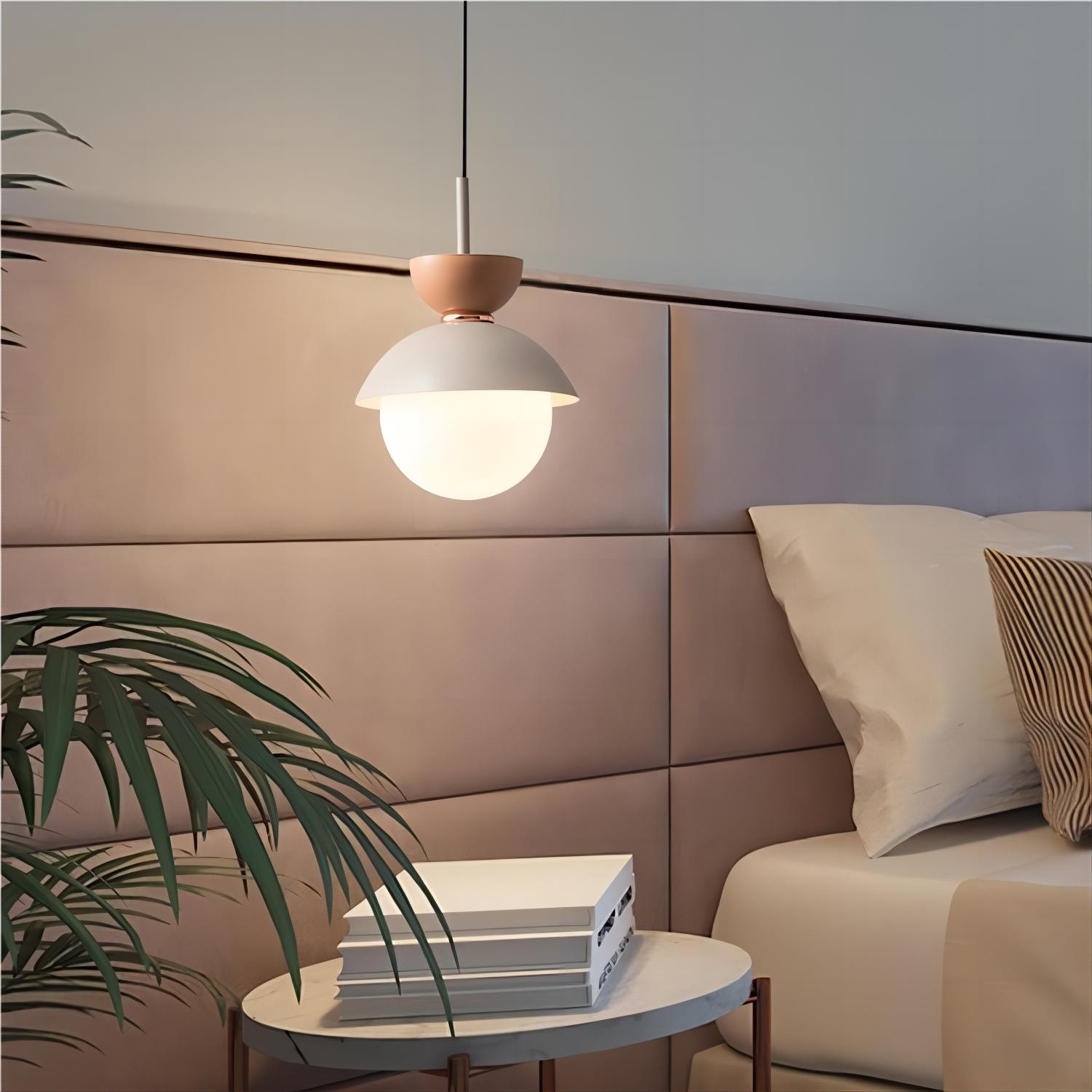 Noordse Aluminium Macaroon Bal Vorm Slaapkamer Hanglamp HL87