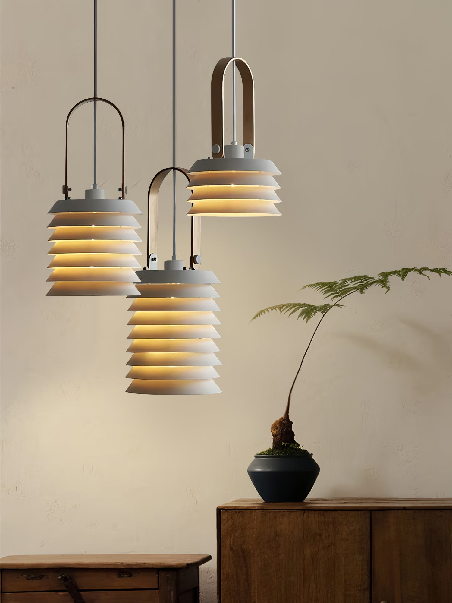 Minimalistische hanglamp in lantaarnstijl HL2973
