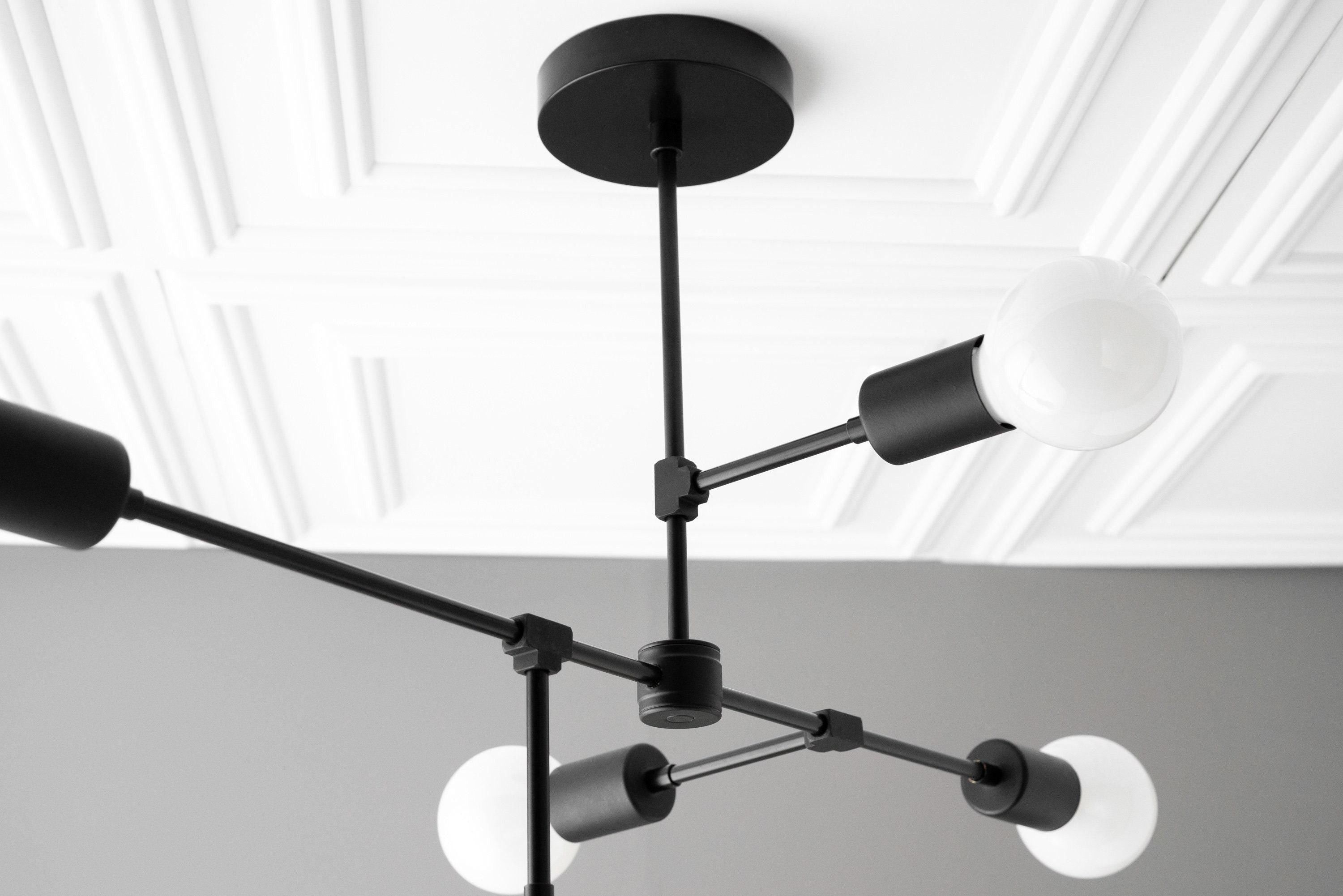 Mobilux Line 5-lichts kroonluchter - moderne plafondlamp voor eetkamer HL1717