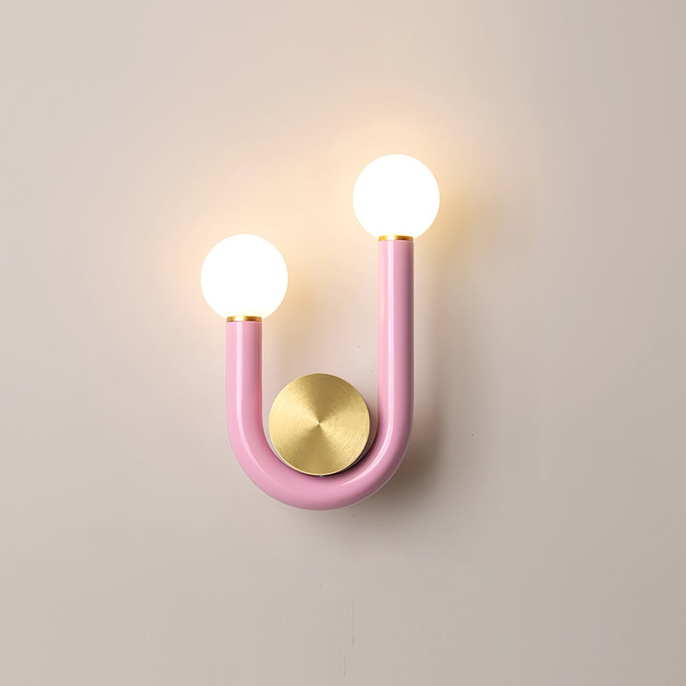 Creatieve U-vormige dubbele kop wandlamp HL894