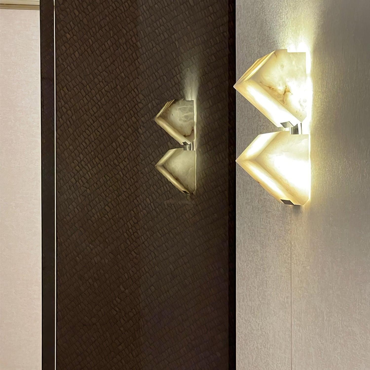Albasten wandlamp voor trappenhuis HL3201