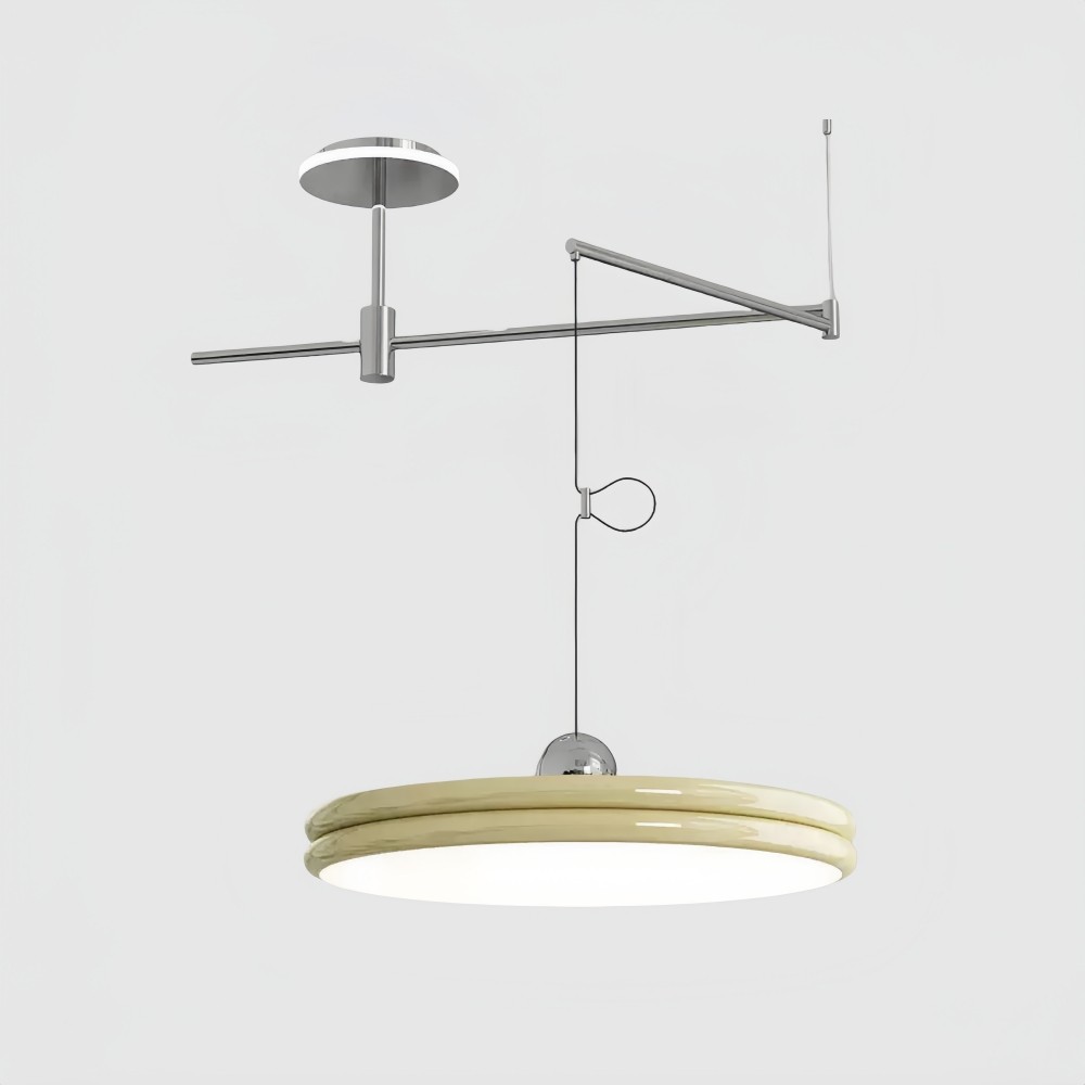 Vliegende schotel hanglamp met beweegbare arm HL1311