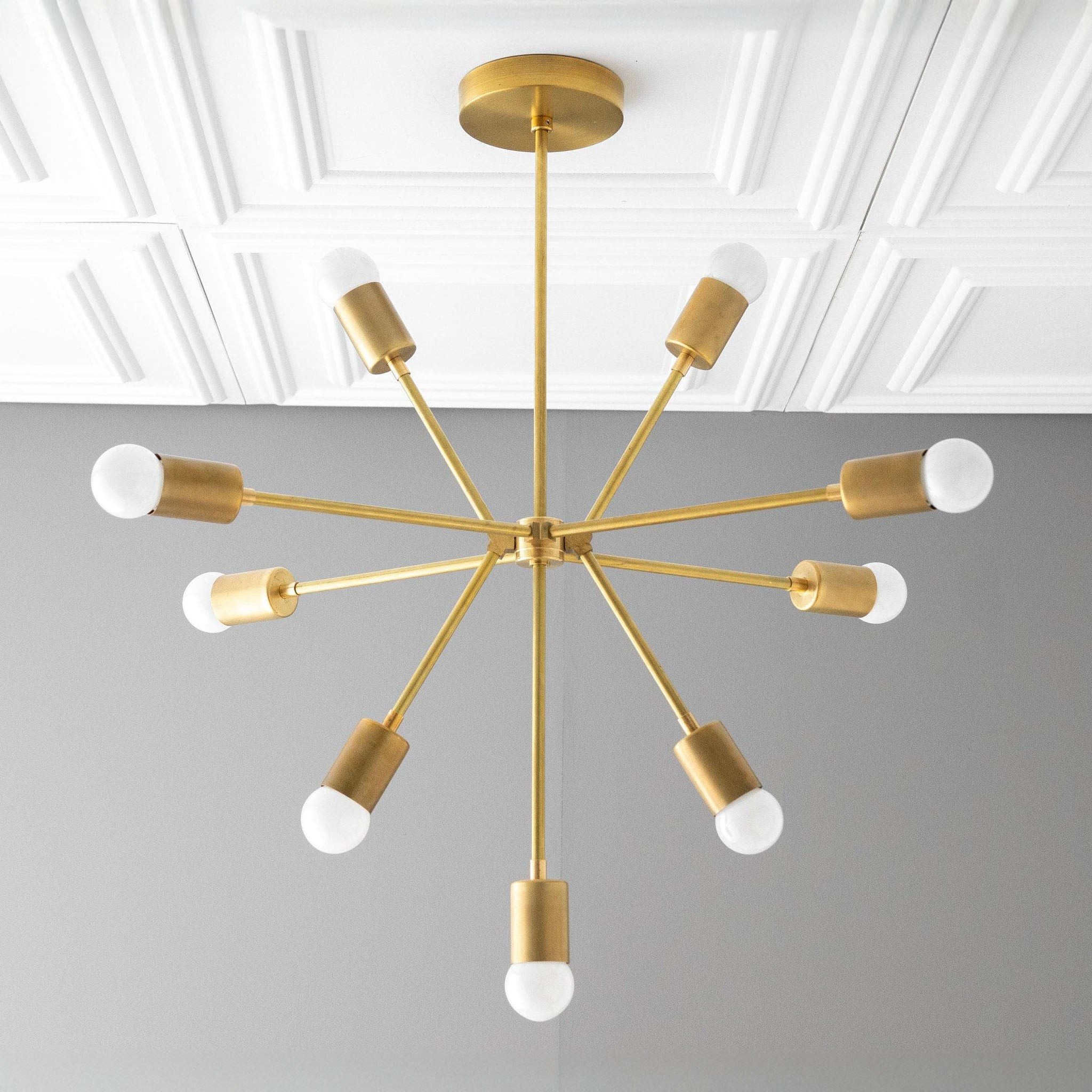 Mobilux Line moderne kroonluchter - Mid-Century plafondlamp HL1711