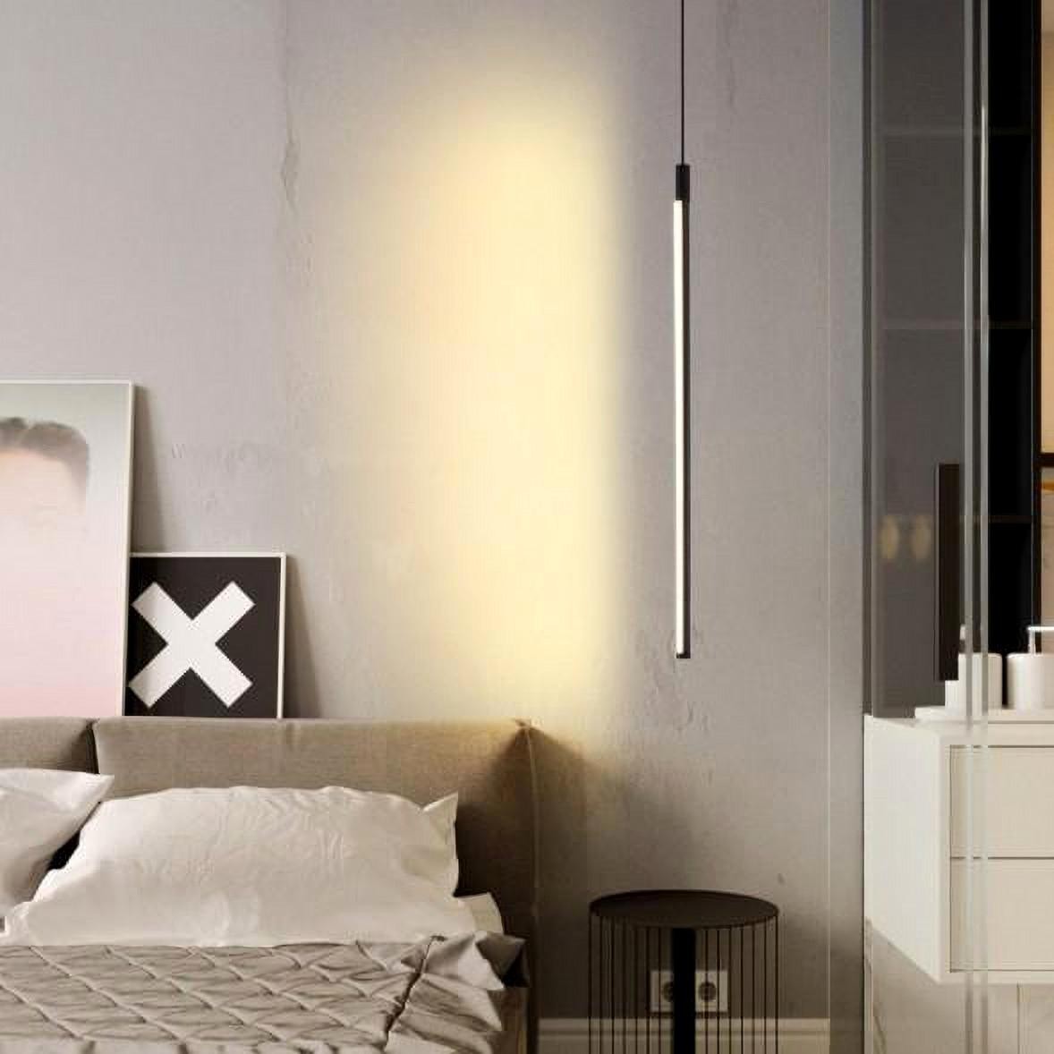 Modern Industriële LED Hanglamp Zwarte voor Eettafel Slaapkamer