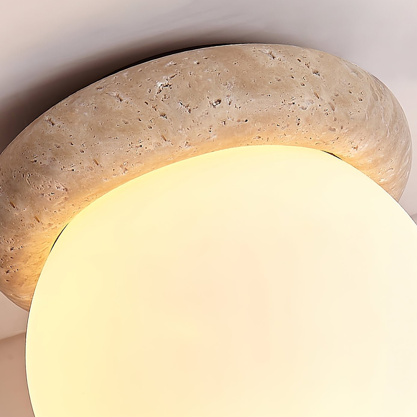 Marmeren Travertijn Asteroïde Plafondlamp HL417