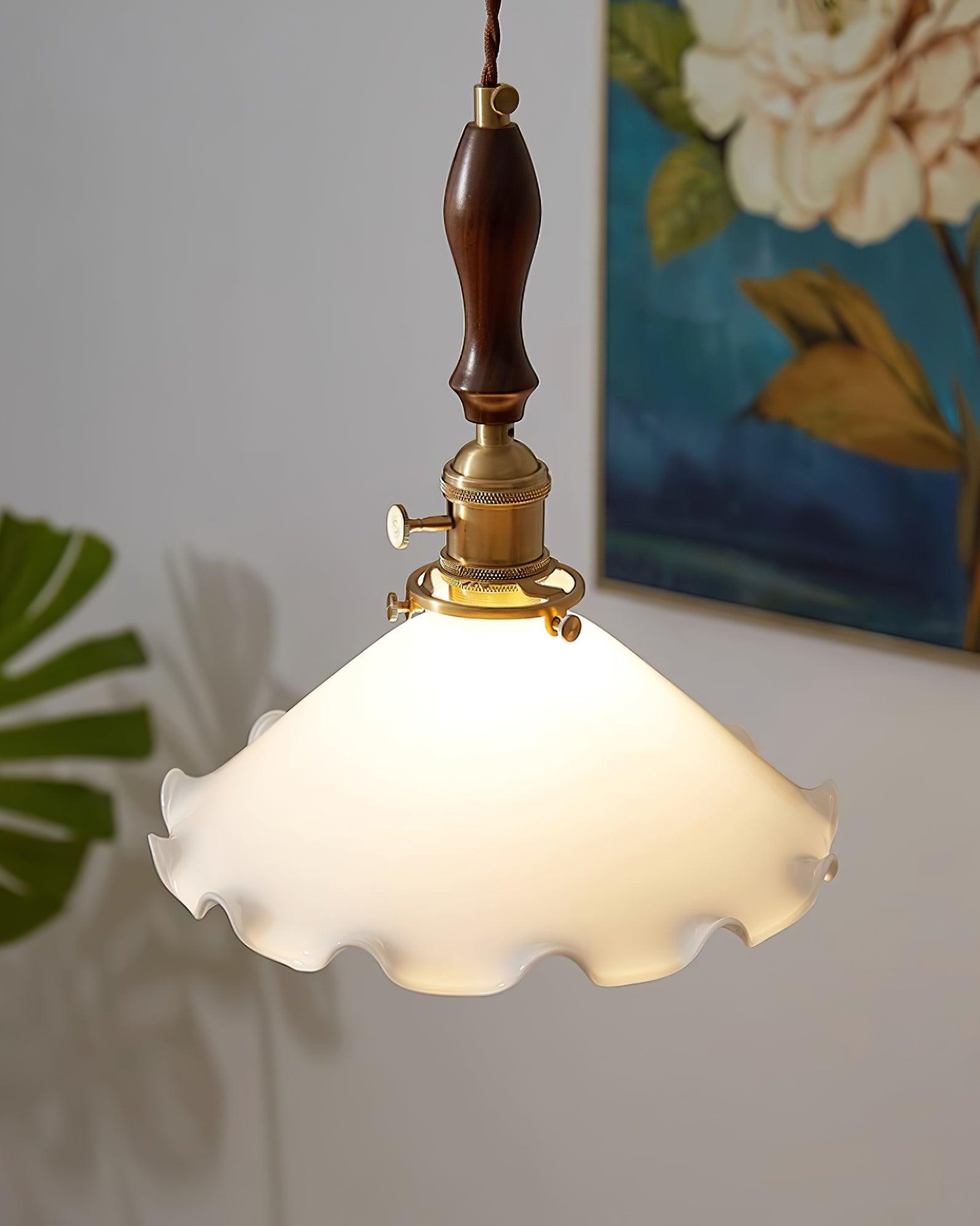 Melkachtige bloemen hanglamp HL708