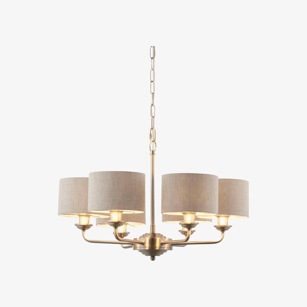 Antieke Tela kroonluchter met meerdere armen - Elegante designkroonluchter voor thuisinterieurs HL2247