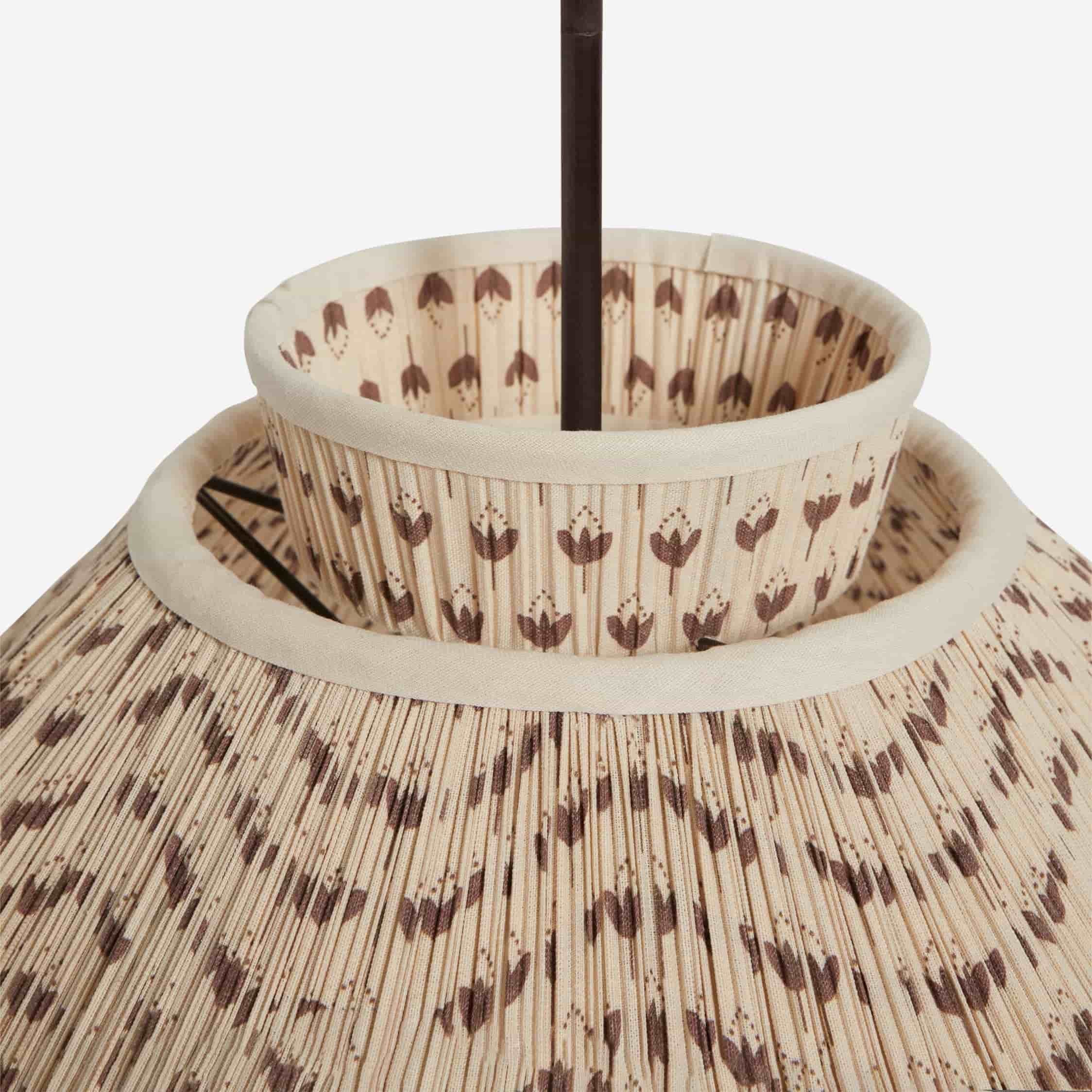Florevian moderne linnen hanglamp - Kunstzinnige, opvallende verlichting voor de eetkamer HL1863