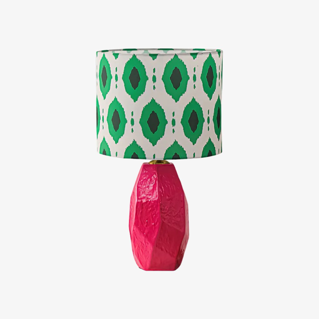 Arivane Sculpturale Keramische Tafellamp – Decoratieve Tafellamp met Stoffen Kap voor Bijzettafels HL2517