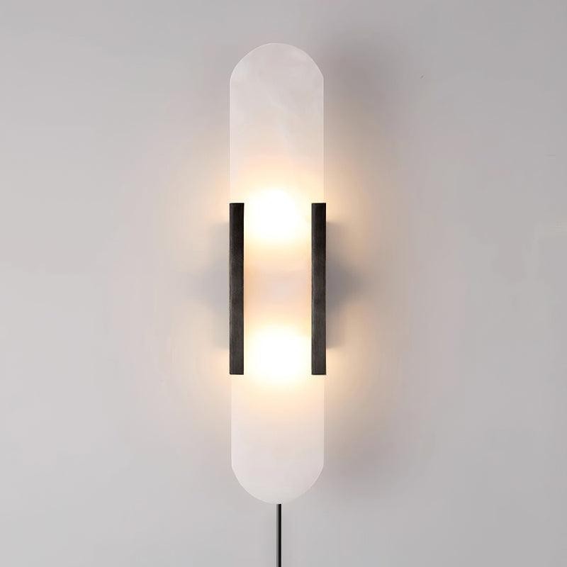Alabaster Verlengde Plug In Wandlamp HL714