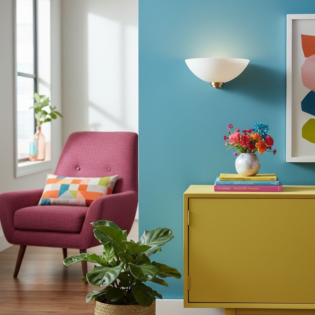 Lunetal Uplighter Retro Art Deco Profiel Wandlamp - Decoratieve Wandlamp voor Hal of Studiekamer HL2036