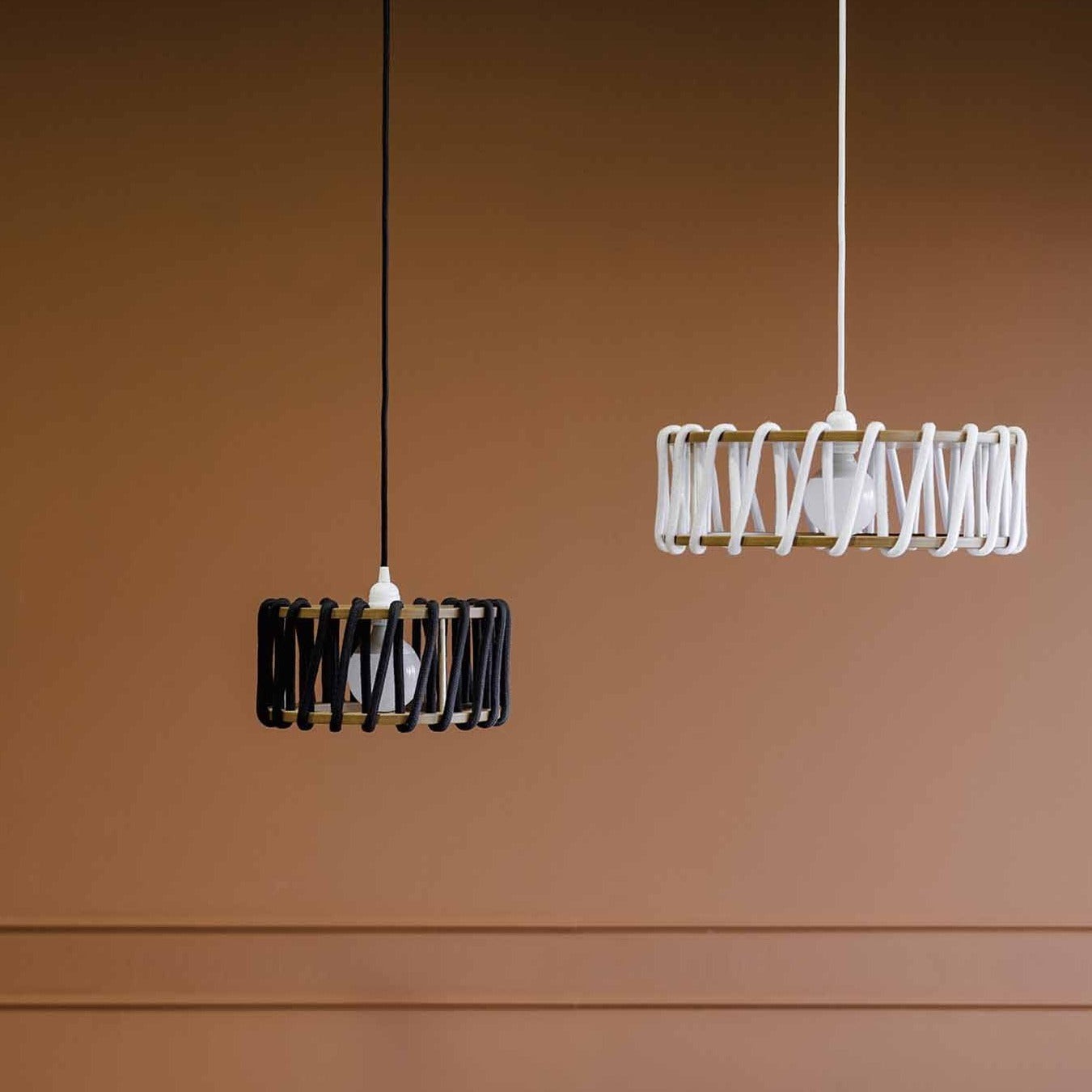 Minimalistisch Kleurrijk Touw Ontwerp Hanglamp HL306