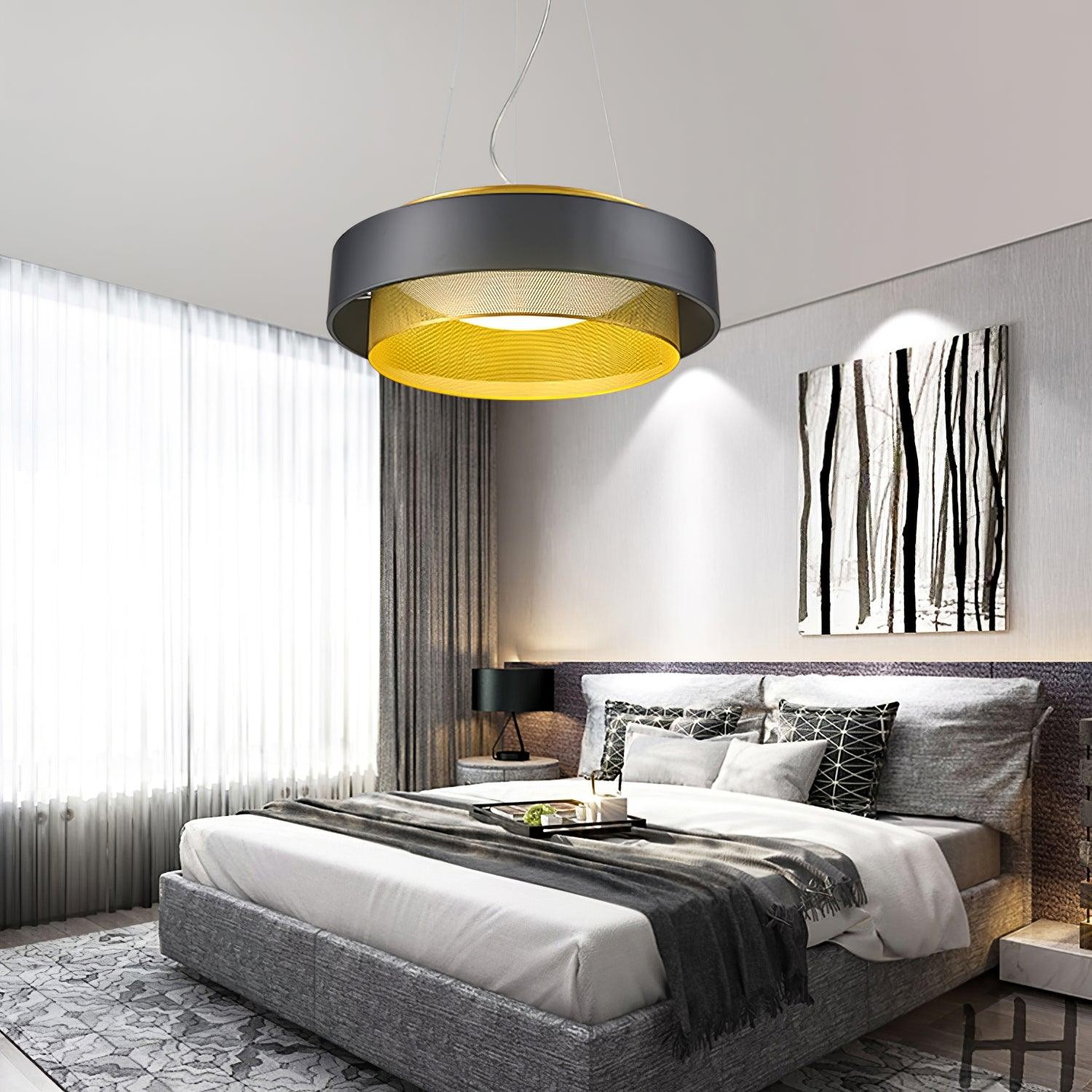 Moderne metalen cirkelvormige hanglamp HL670