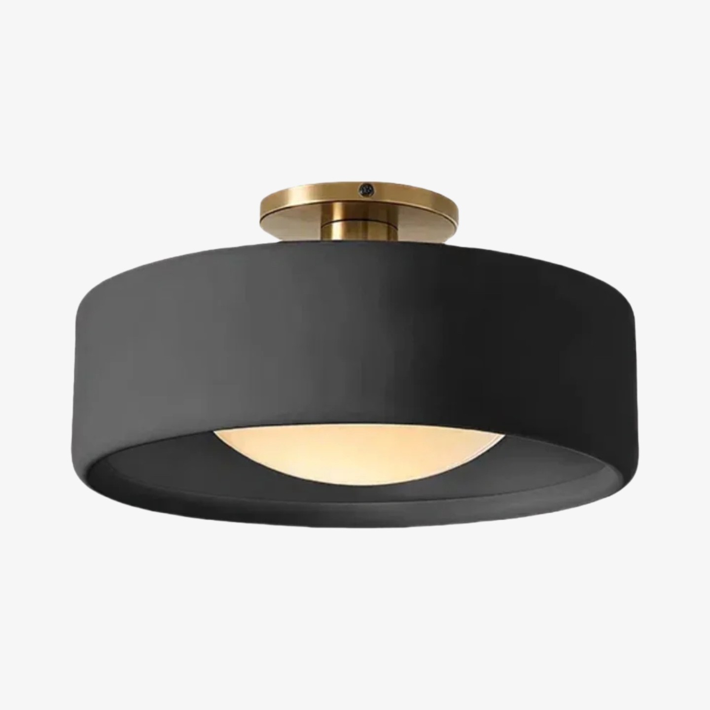 Cerova moderne porseleinen plafondlamp met elegante ivoorkleurige kap HL1621