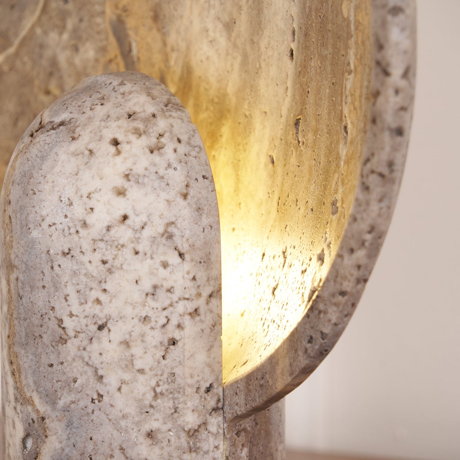 Wabi-sabi stijl Eclipse stenen tafellamp HL985