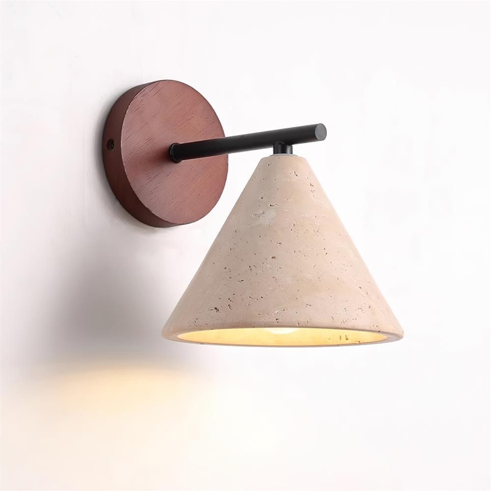 Vintage crèmekleurige wandlamp HL439