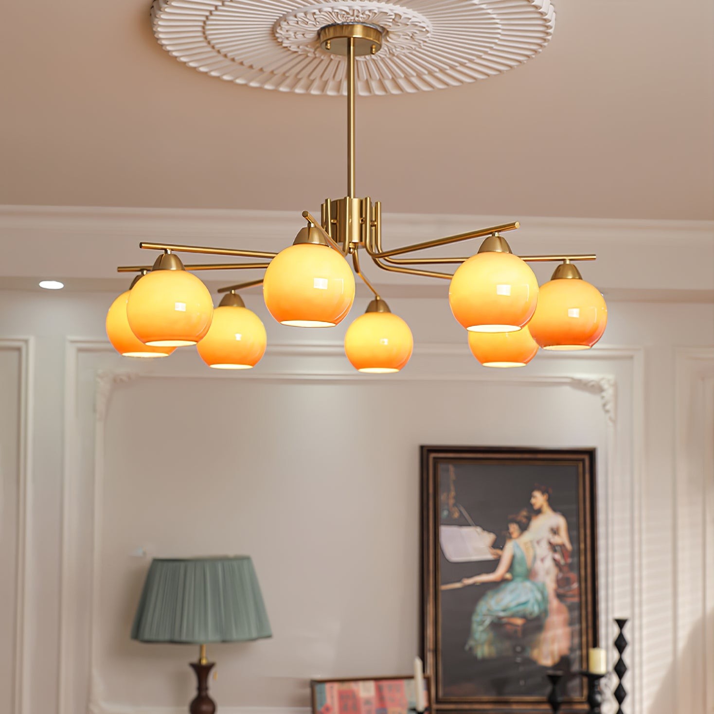 Creatieve Karamel Bolvormige Hanglamp HL410