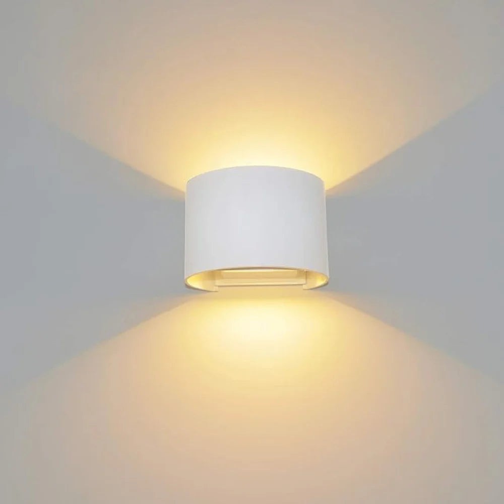 Minimalistische kubusvormige aluminium moderne LED-wandlamp HL3339