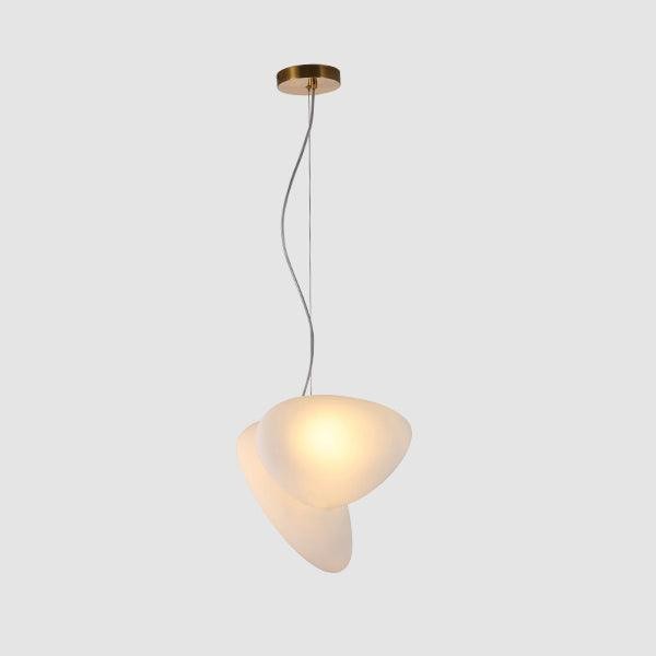 Doorschijnende hanglamp van matglas HL867