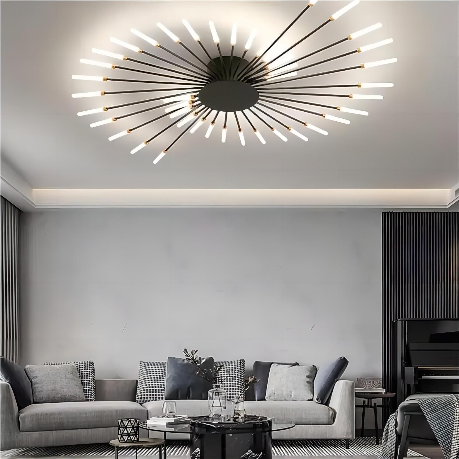 Moderne Spoetnik vuurwerk LED vertakkingsplafondlamp HL108