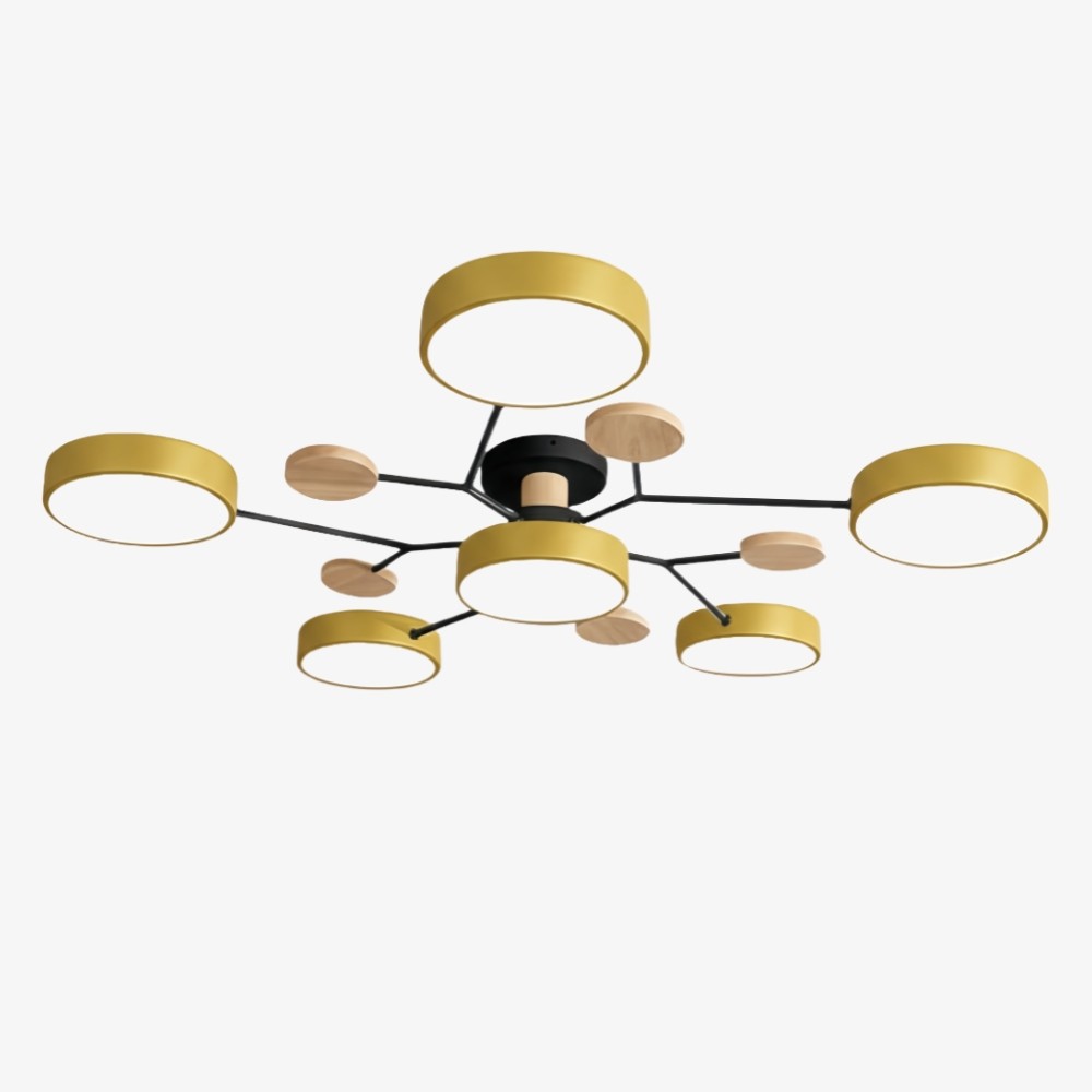 Nordic vertakte schijf LED plafondlamp HL215