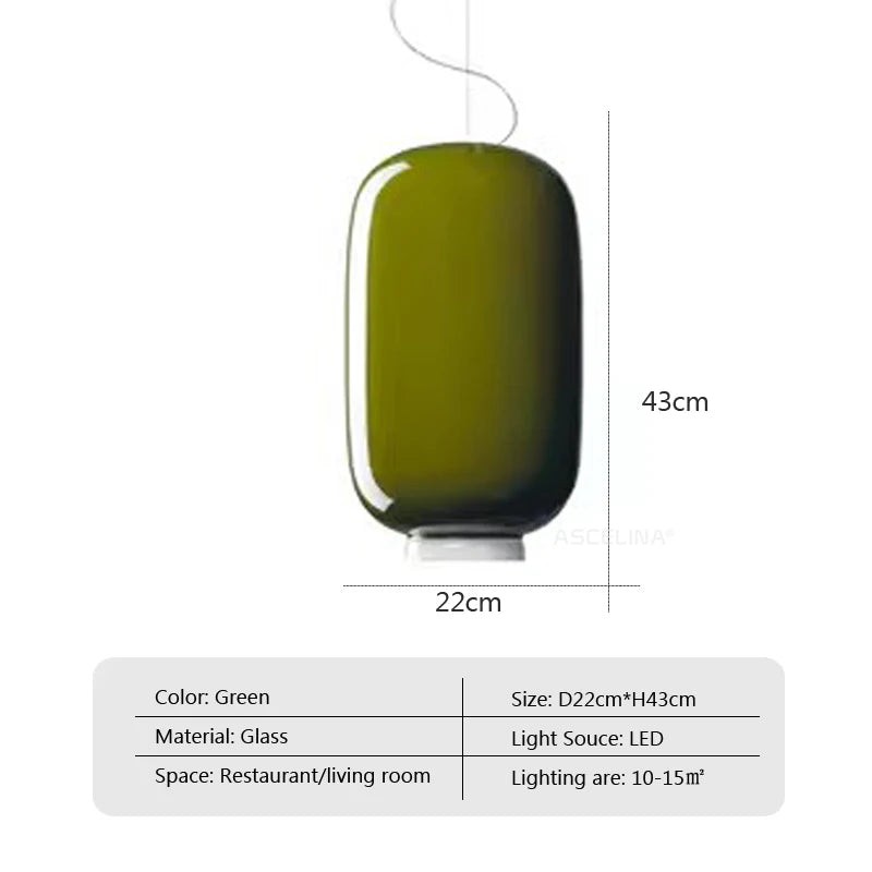 Chouchin Hanglamp Moderne LED Glazen Hanglamp HL3502