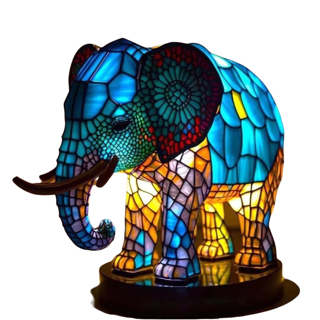 Magisch dierenbeeld Hars Tafellamp HL590