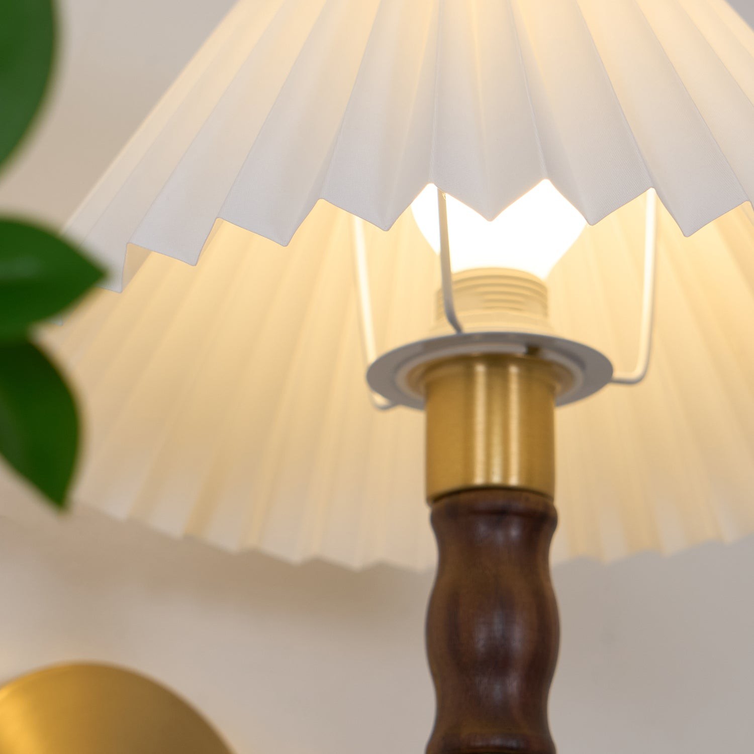 Japanse Retro Walnoot Sfeer Wandlamp Voor Slaapkamer HL807
