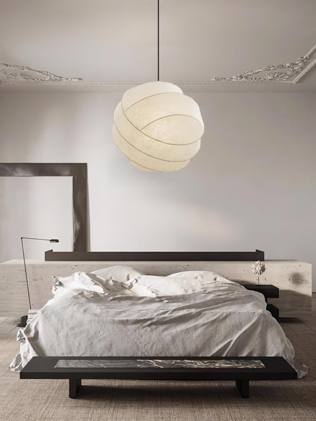 Wabi-Sabi Stijl Fiber Cocoon Hanglamp HL861