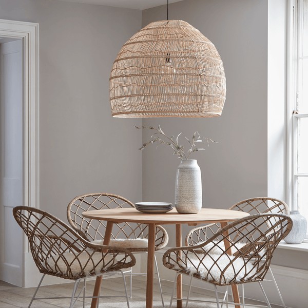Rustieke Rieten Mand Rotan Kooi Hanglamp HL161