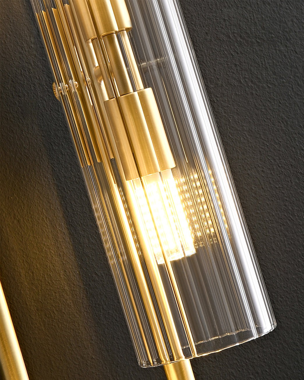 Dubbele messing wandlamp HL1138