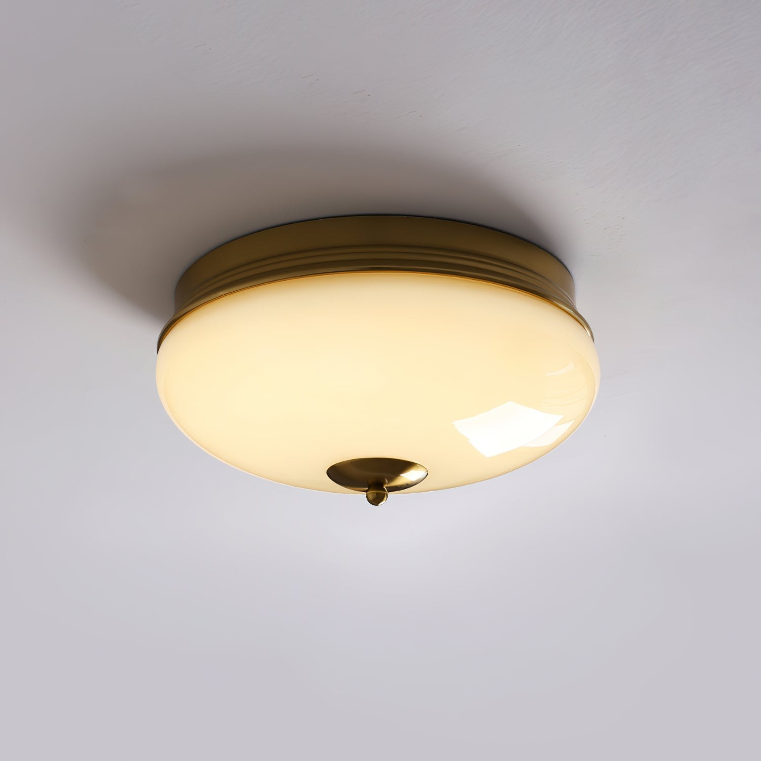 Europese Mid Century Crème Plafondlamp HL614