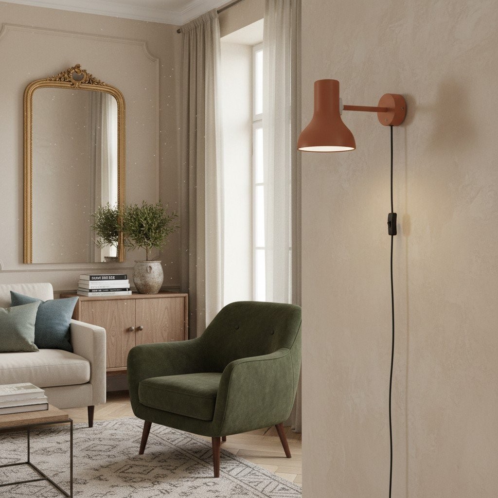 Modryx Flexibele Arm Wandlamp - Minimalistische Metalen Verstelbare Wandlamp voor Woonkamers HL2329