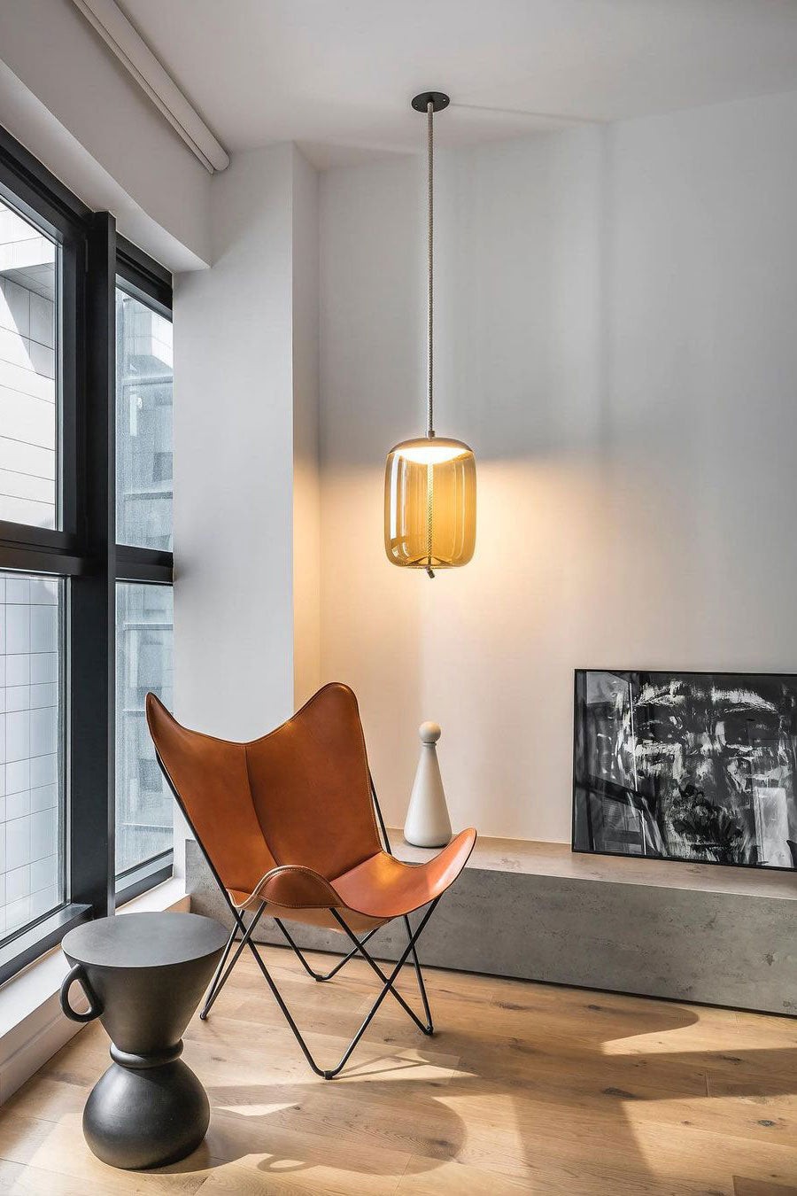Moderne geblazen glazen hanglampen HL1198
