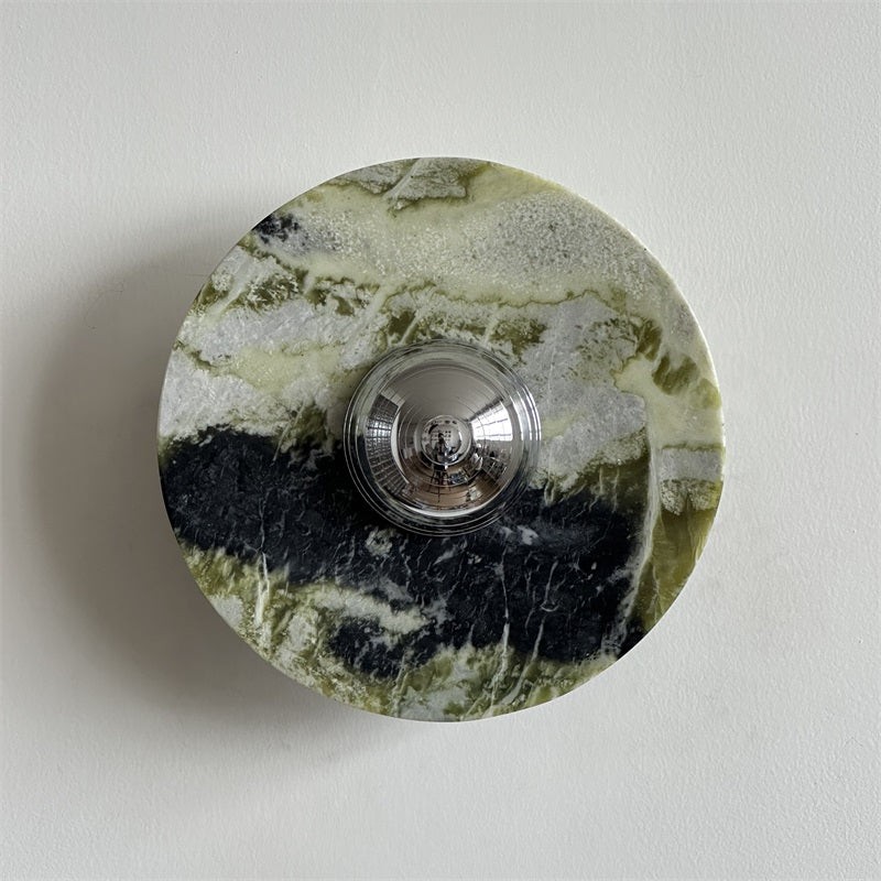 Groene Calacatta marmeren wandlamp HL3185