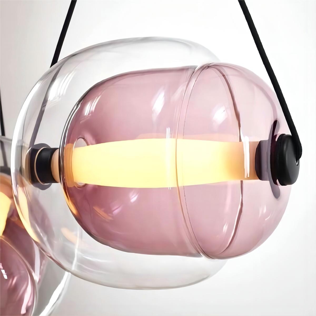 LED Capsula Hanglamp Gekleurd Glas