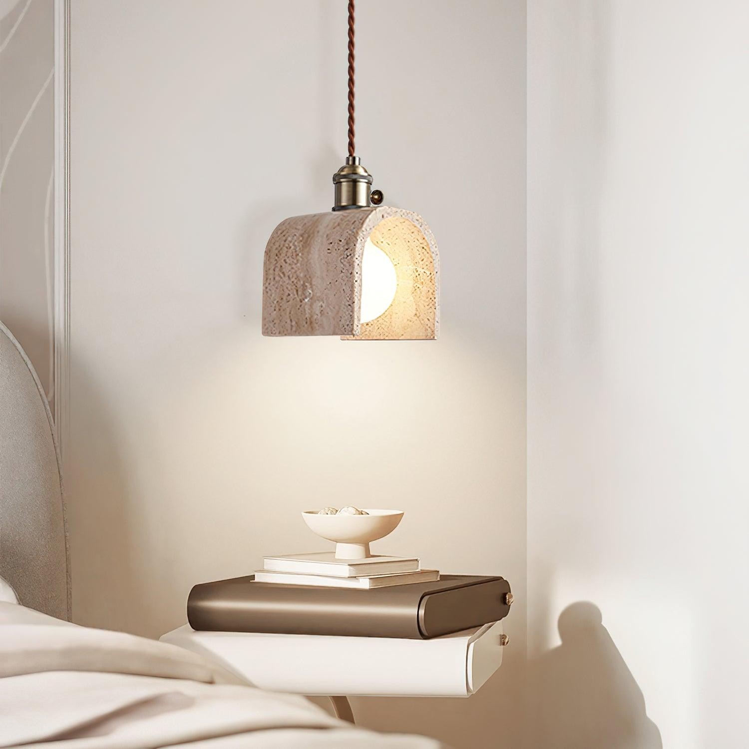 Alagusmo Minimalistische Travertin Hanglamp HL3445