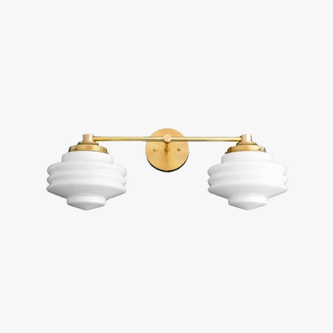 Geotower Glazen Moderne Wandlamp - Glazen Bollamp - Elegante Armatuur HL1701