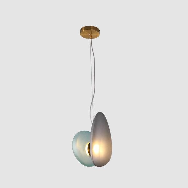 Doorschijnende hanglamp van matglas HL867