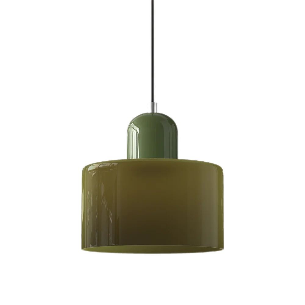 Kalo Cilinder Hanglamp - Glazen Lamp in Scandinavische Stijl voor Eet en Slaapkamer HL107