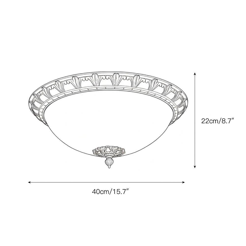 Deltana inbouwplafondlamp HL3290