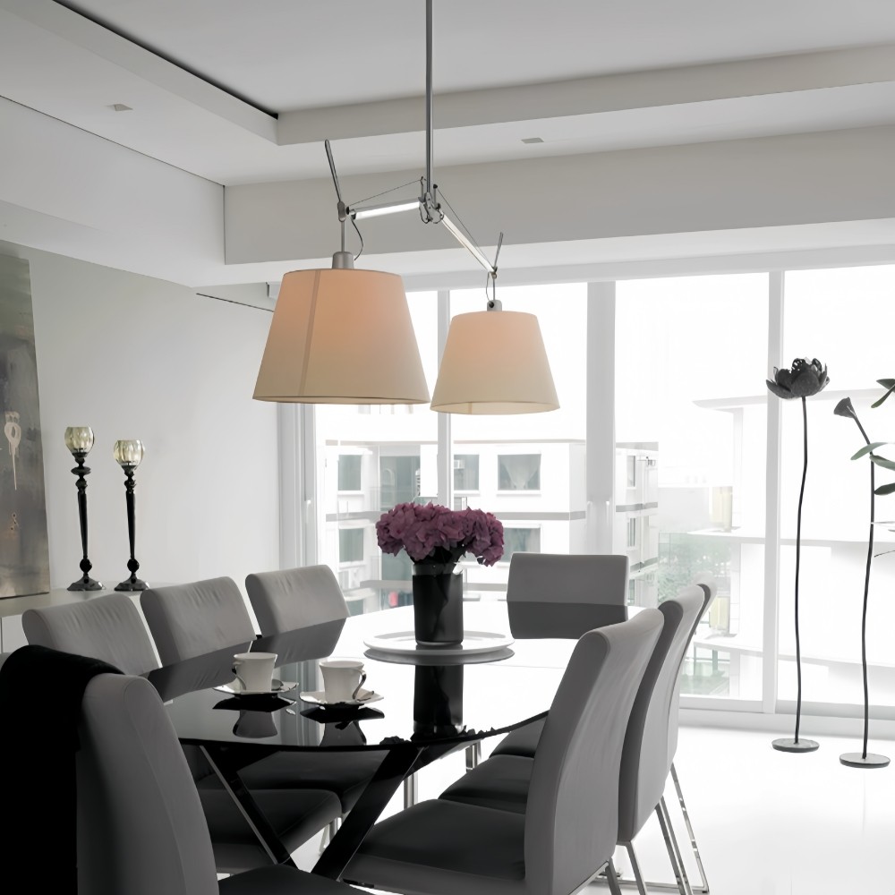 Plafondlamp Met Aluminium Zwenkarm - Moderne Industriële Lamp HL1061