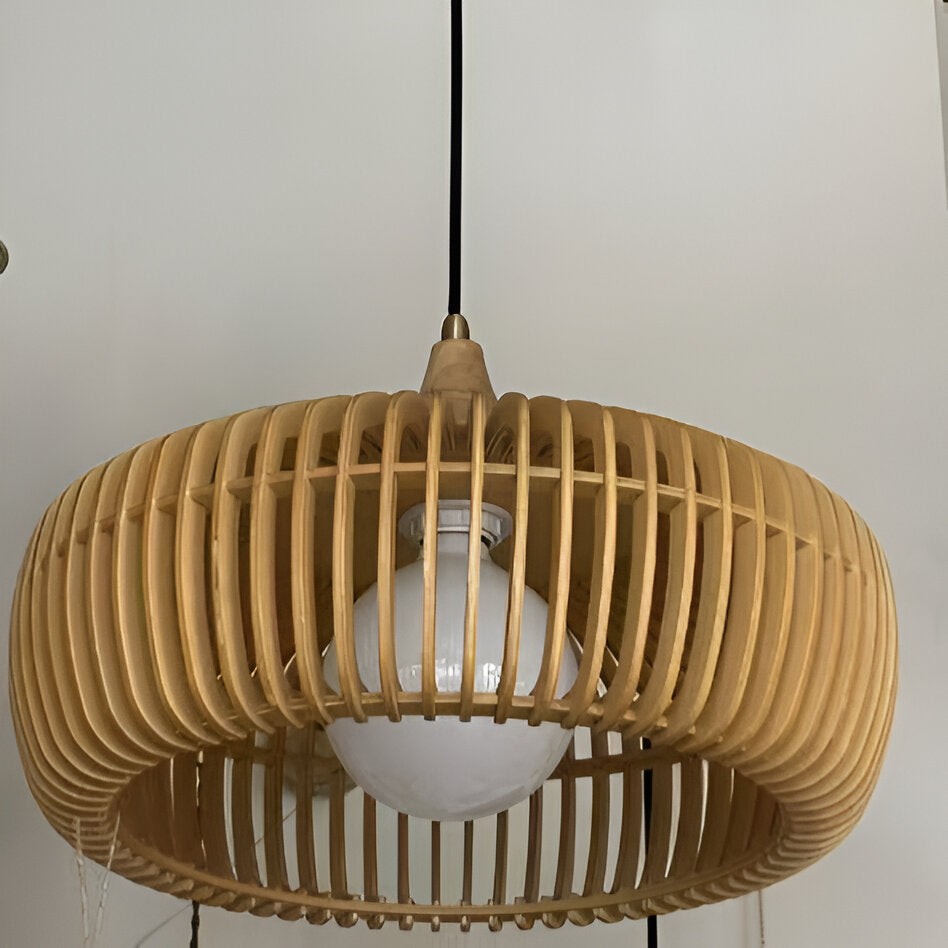 De houten betovering van Kyoto Japandi hanglamp HL1285
