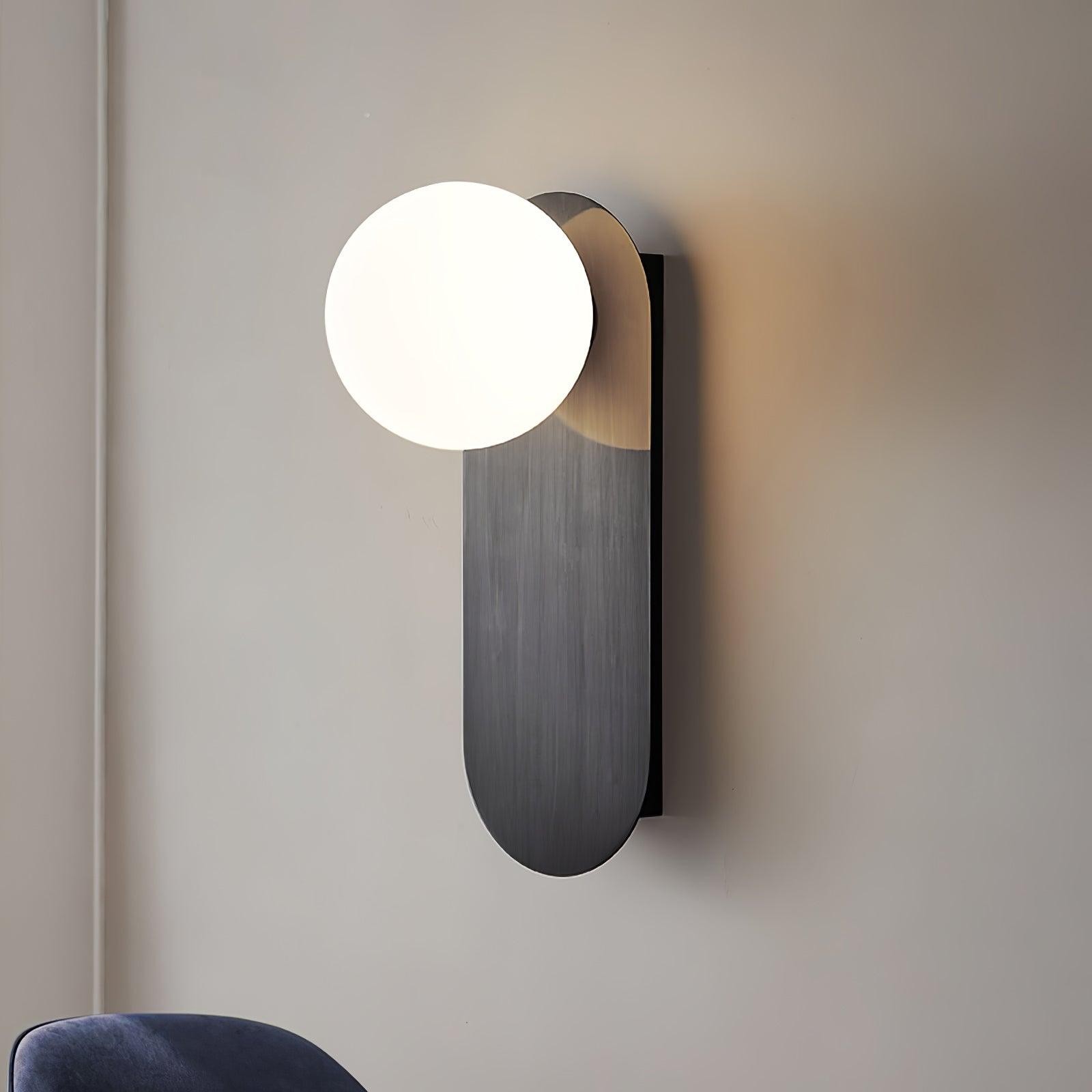 Moderne glazen wandlamp HL435