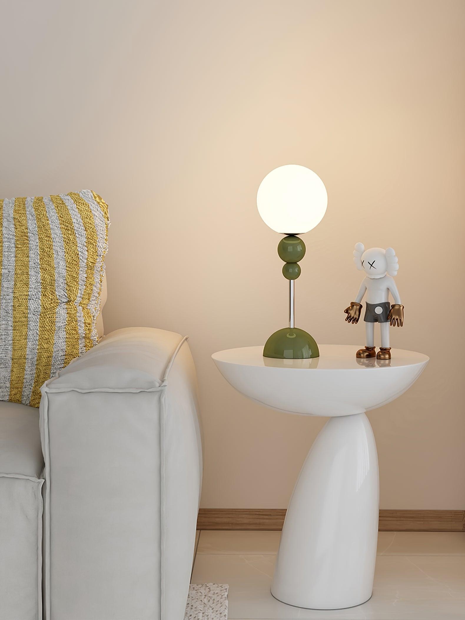 Nieuwe creatieve bolvormige verticale decoratieve tafellamp HL489