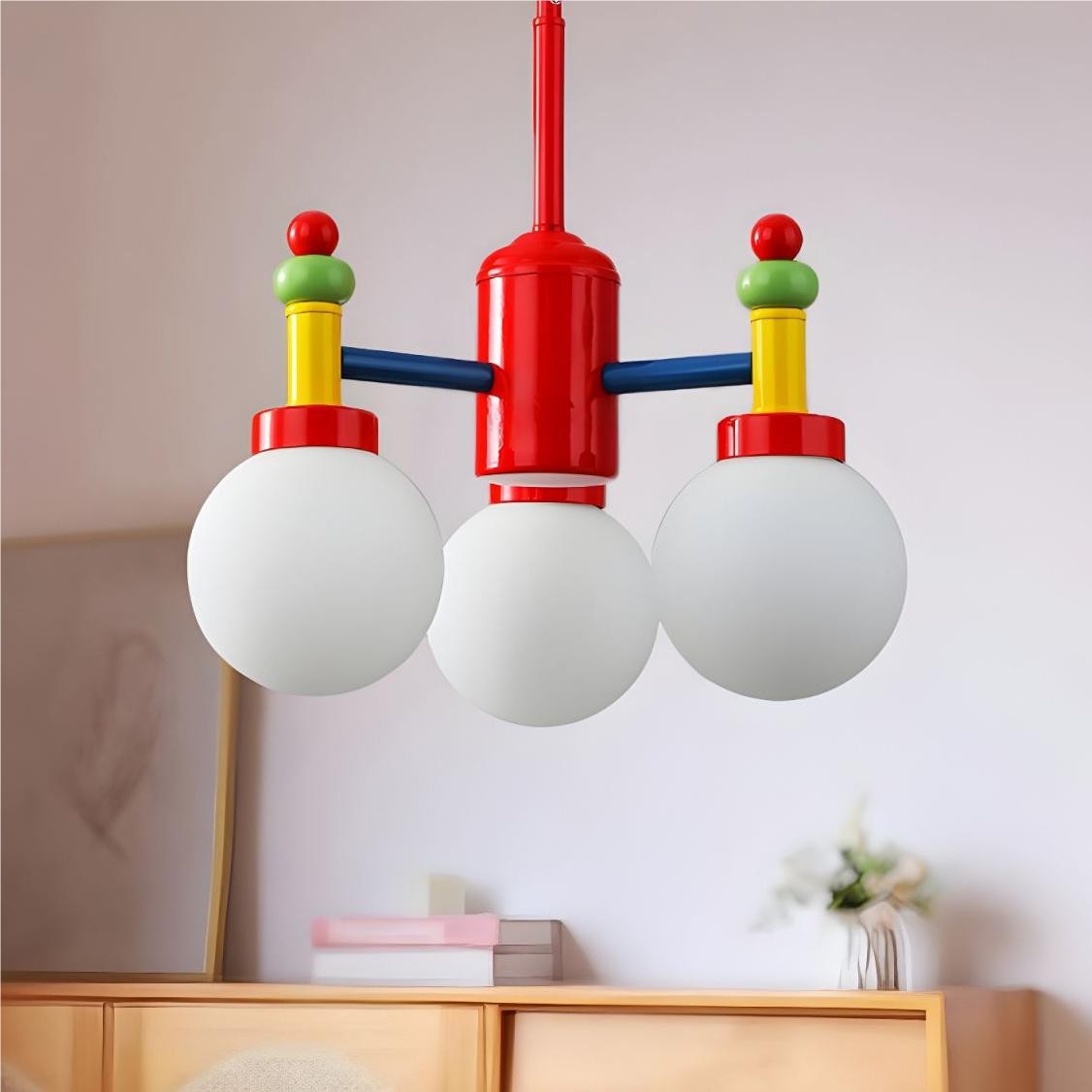 Grillige Macaron Plafondlamp Voor Kinderkamer HL119