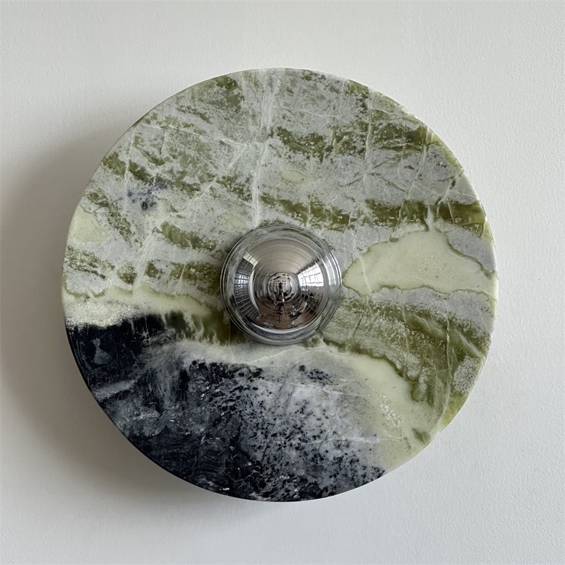 Groene Calacatta marmeren wandlamp HL3185